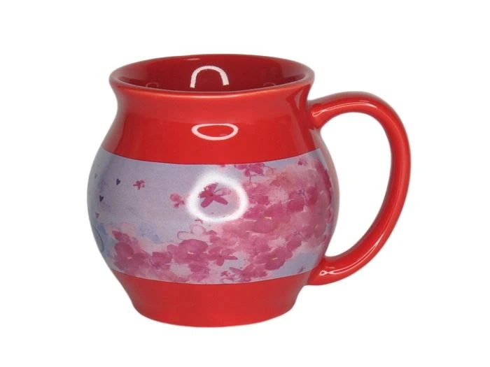 Round Ceramic Cookie Mugs