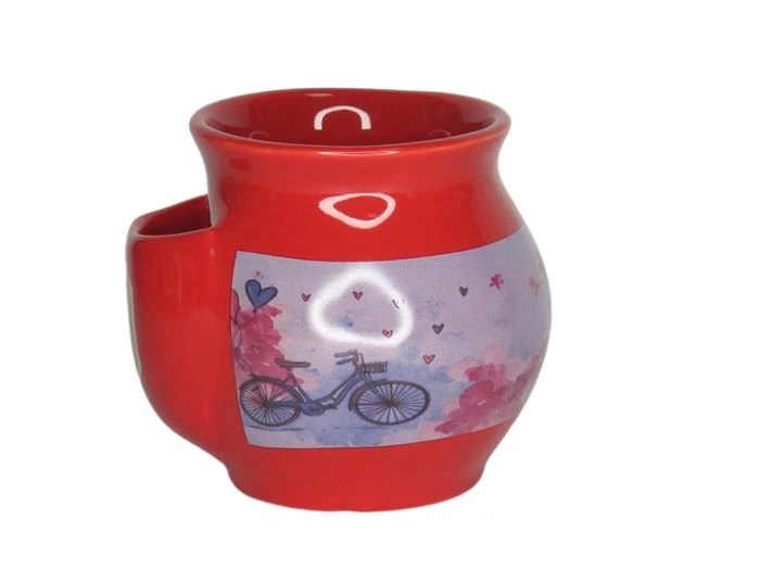 Round Ceramic Cookie Mugs